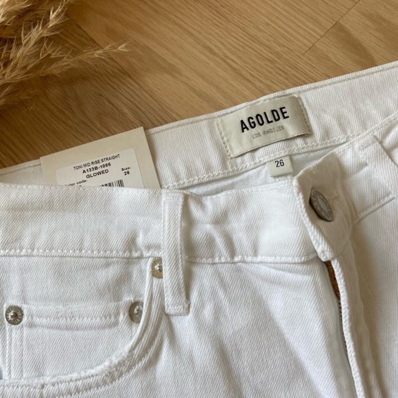 Agolde Toni Mid Rise Straight Jeans - Picture 9 of 12